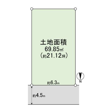 高槻市栄町2丁目 区画図 高槻市栄町2丁目 区画図
