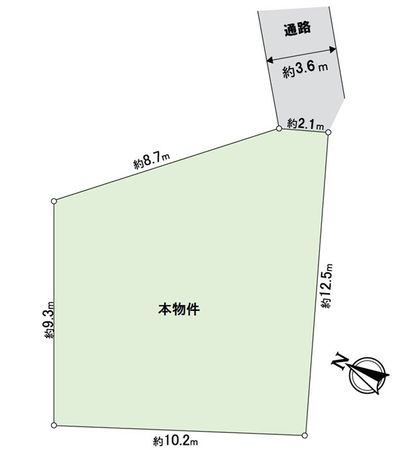 高槻市氷室町2丁目 区画図