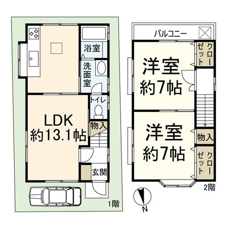 間取図(平面図)