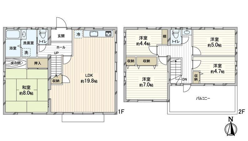 高槻市寺谷町 間取図(平面図) 高槻市寺谷町 間取図(平面図)
