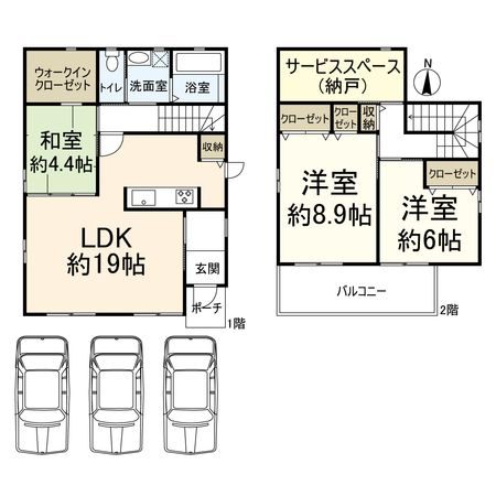 高槻市西町 間取図(平面図) 高槻市西町 間取図(平面図)