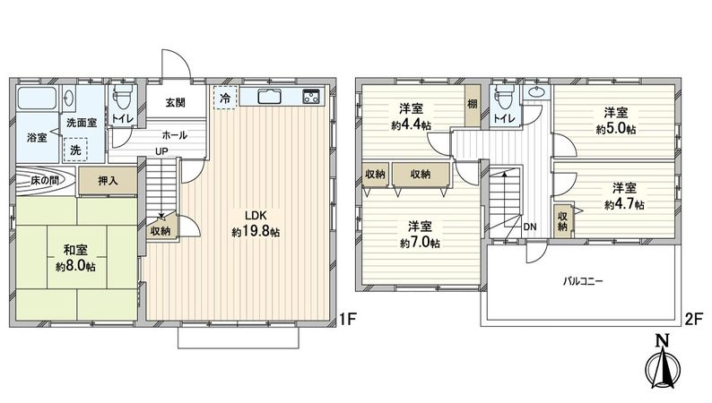 高槻市寺谷町 間取図(平面図) 高槻市寺谷町 間取図(平面図)
