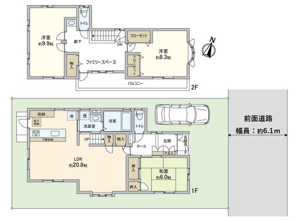 高槻市南平台1丁目 間取図(平面図)