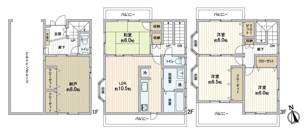 淀の原町 戸建 間取図(平面図) 淀の原町 戸建 間取図(平面図)