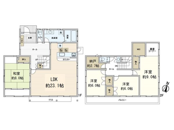 南平台五丁目・戸建 間取図(平面図) 間取図(平面図)
