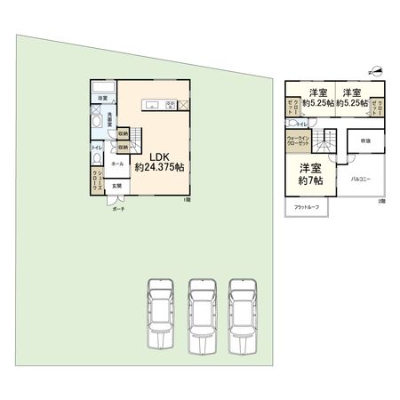 高槻市三島江3丁目 間取り図