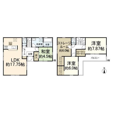 高槻市津之江町1丁目 間取図(平面図) 高槻市津之江町1丁目 間取図(平面図)
