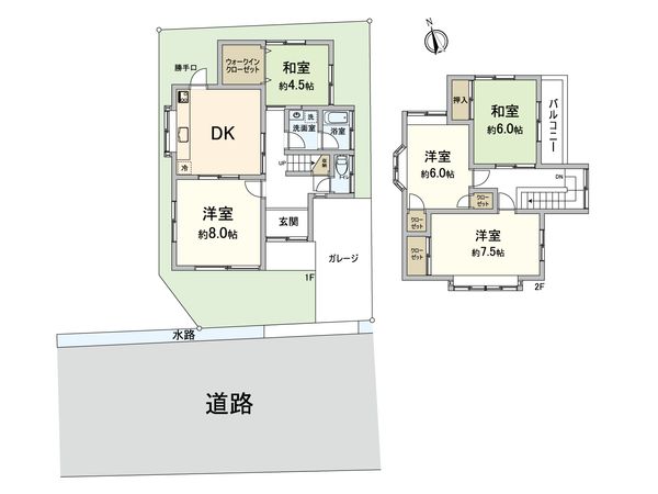 三島郡島本町東大寺2丁目 間取図(平面図) 三島郡島本町東大寺2丁目 間取図(平面図)