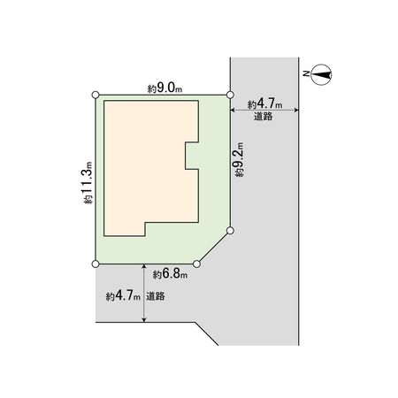 高槻市春日町戸建 間取図(平面図) 高槻市春日町戸建 間取図(平面図)
