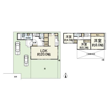 高槻市安満西の町 間取図(平面図) 高槻市安満西の町 間取図(平面図)