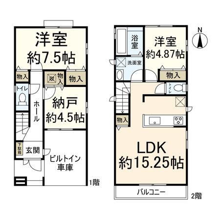 高槻市寿町1丁目 1号棟 間取図(平面図)