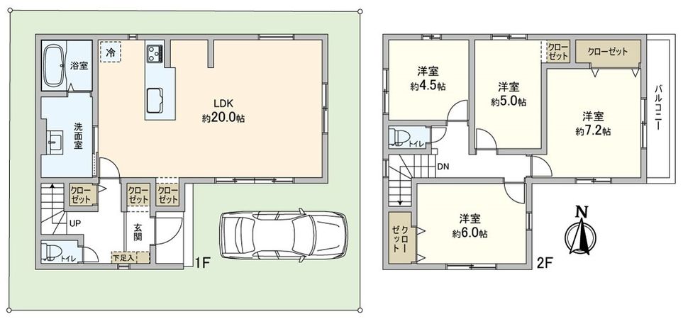 高槻市城南町1丁目 間取図(平面図) 高槻市城南町1丁目 間取図(平面図)