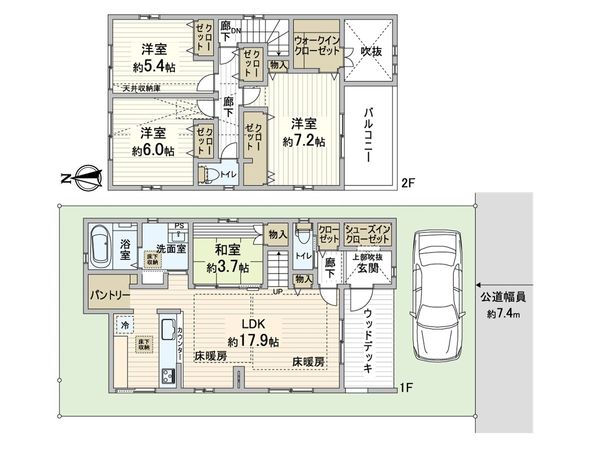 三島郡島本町桜井2丁目 間取図(平面図) 三島郡島本町桜井2丁目 間取図(平面図)