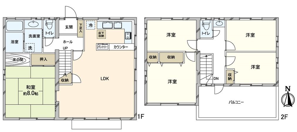 高槻市寺谷町 間取図(平面図) 高槻市寺谷町 間取図(平面図)