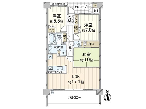 間取図(平面図)