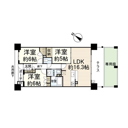 ウェリス高槻パークスクエア 間取図(平面図) ウェリス高槻パークスクエア 間取図(平面図)