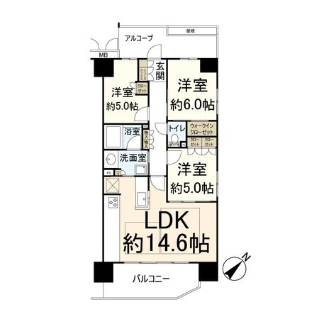 ファインレジデンス高槻上牧駅前 間取図(平面図)