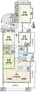 イトーピア高槻グランドガーデンズ 間取図(平面図)