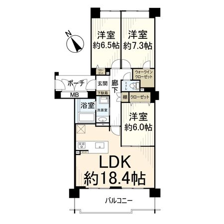 阪急ヒルズコート高槻 6番館 間取図(平面図) 阪急ヒルズコート高槻 6番館 間取図(平面図)