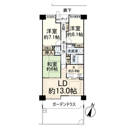 阪急ヒルズコート高槻 アネックス 間取図(平面図) 阪急ヒルズコート高槻 アネックス 間取図(平面図)
