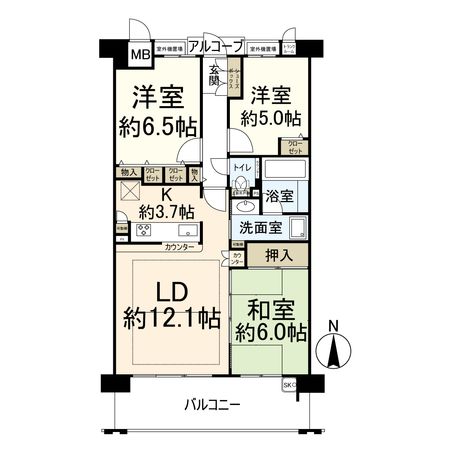 モンセーヌ高槻セレシア 間取図(平面図) モンセーヌ高槻セレシア 間取図(平面図)