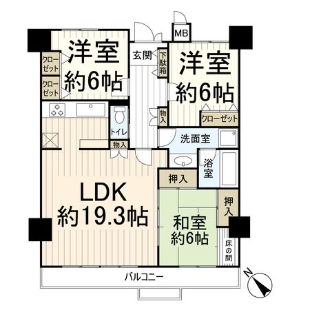 アルテ高槻 間取図(平面図) アルテ高槻 間取図(平面図)