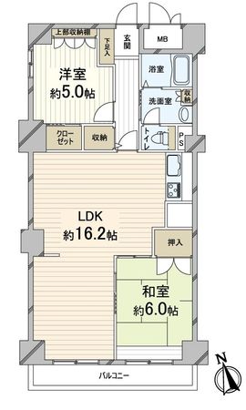 ユニハイム高槻 間取図(平面図)