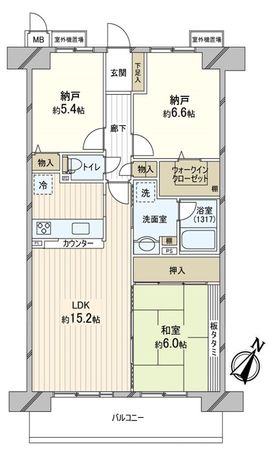間取図(平面図)
