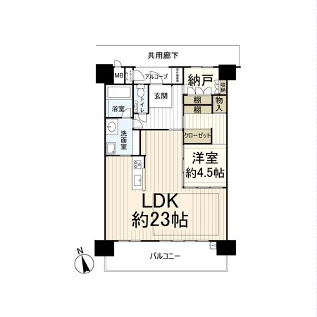 シャリエ水無瀬 間取図(平面図)