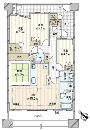 間取図(平面図)