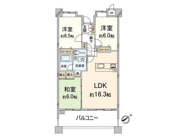 ランフォルセ高槻フォーリア 間取図(平面図) ランフォルセ高槻フォーリア 間取図(平面図)