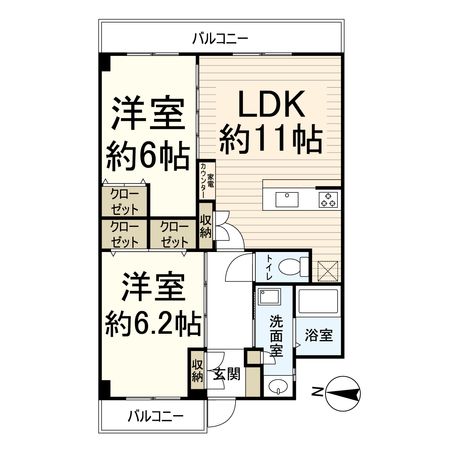 摂津マンション C棟 間取図(平面図) 摂津マンション C棟 間取図(平面図)