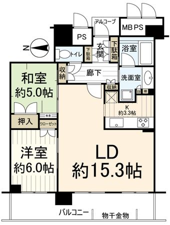 ジオタワー高槻ミューズフロント 間取図(平面図) ジオタワー高槻ミューズフロント 間取図(平面図)