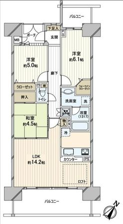 間取図(平面図)