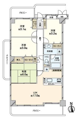間取図(平面図)