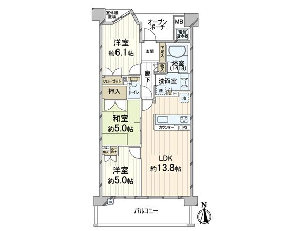 Brillia高槻 間取図(平面図) 間取図(平面図)