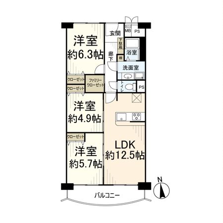 間取図(平面図)