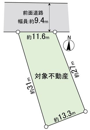 プロニティ21(高槻市氷室町2丁目) 地形図