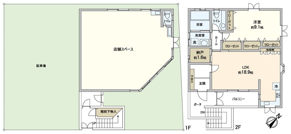 高槻市上土室3丁目 間取図(平面図)
