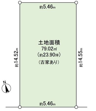 水尾三丁目 土地 区画図