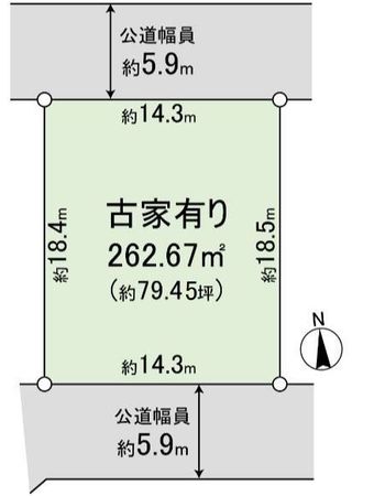 玉瀬町 土地 区画図