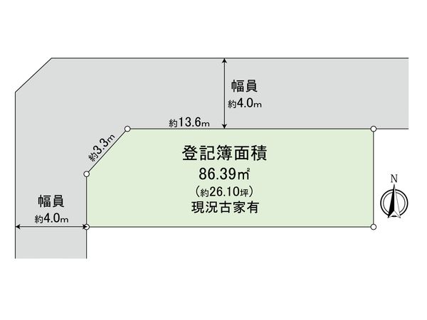 橋の内三丁目 土地 区画図