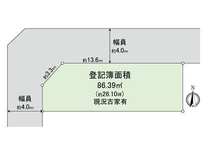 橋の内三丁目 土地 区画図
