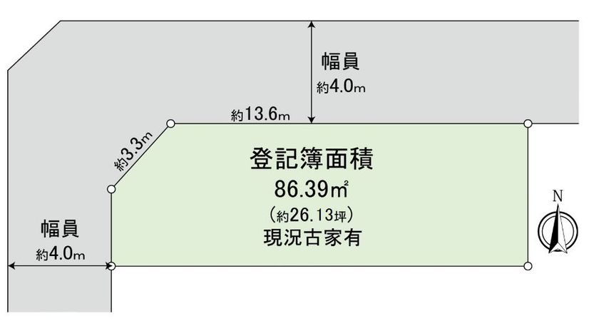 橋の内三丁目 土地 区画図
