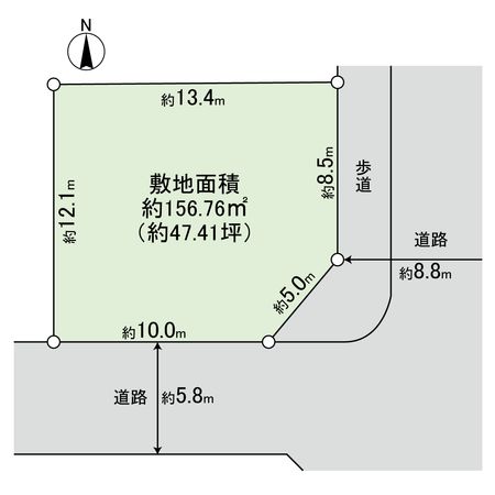 山手台一丁目 土地 区画図 山手台一丁目 土地 区画図