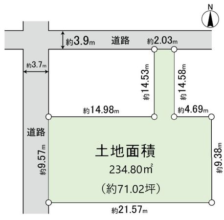 稲葉町 土地 区画図