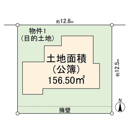 西安威一丁目 土地 区画図 区画図