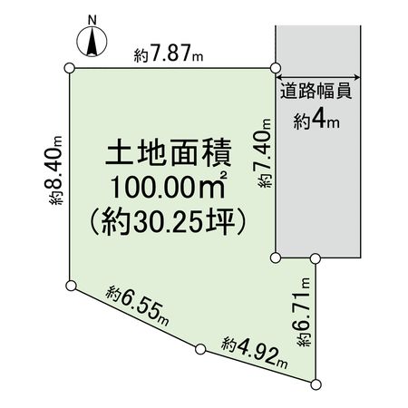 橋の内一丁目 土地 区画図