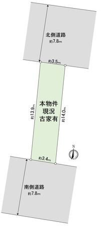 大池一丁目 土地 区画図 大池一丁目 土地 区画図