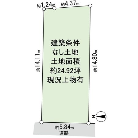 総持寺一丁目 土地 区画図